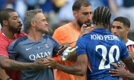 Luis Enrique agredió a un jugador de Chelsea tras perder la final del Mundial de Clubes