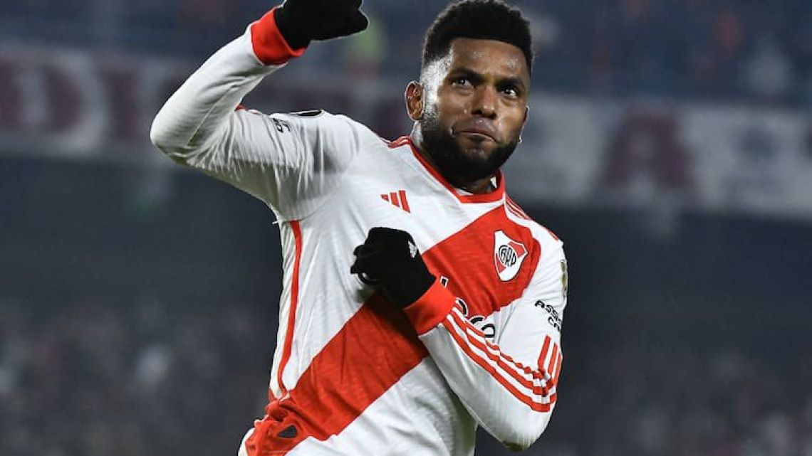Miguel Borja se iría de River Plate a fines de 2025