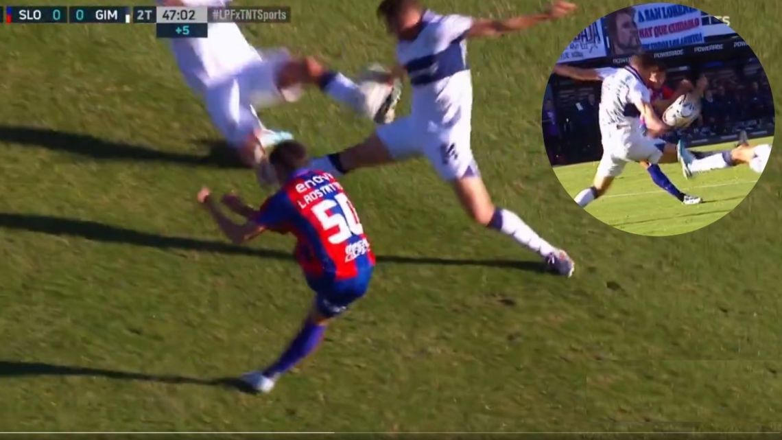 ¿Fue penal para San Lorenzo? La polémica decisión que perjudicó a el Ciclón frente a Gimnasia