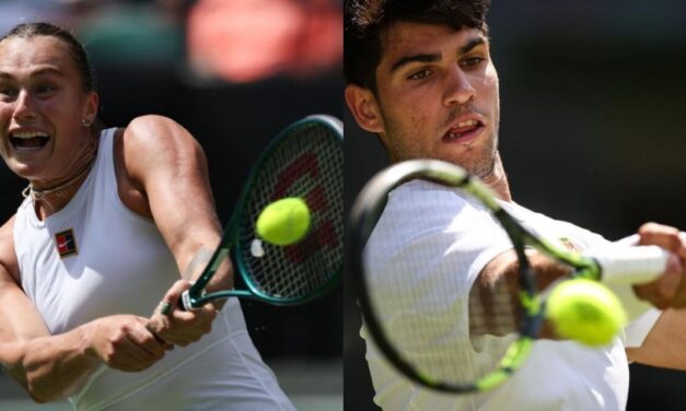 Aryna Sabalenka y Carlos Alcaraz debutaron con triunfo en Wimbledon 2025