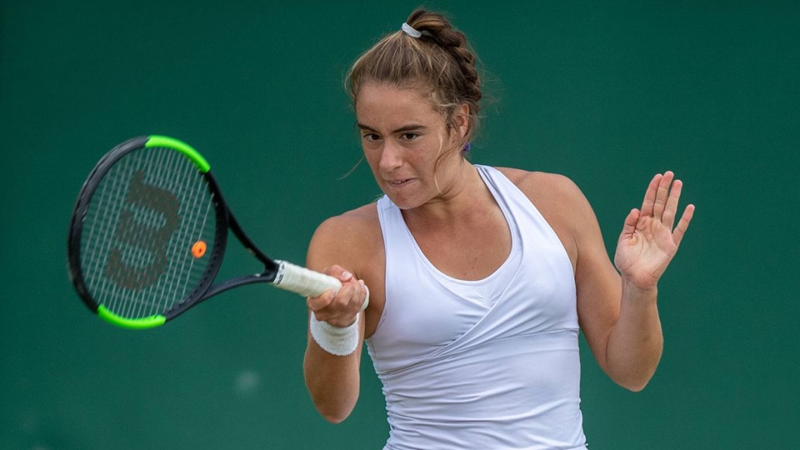 Solana Sierra debutó con triunfo en Wimbledon tras ingresar como lucky loser