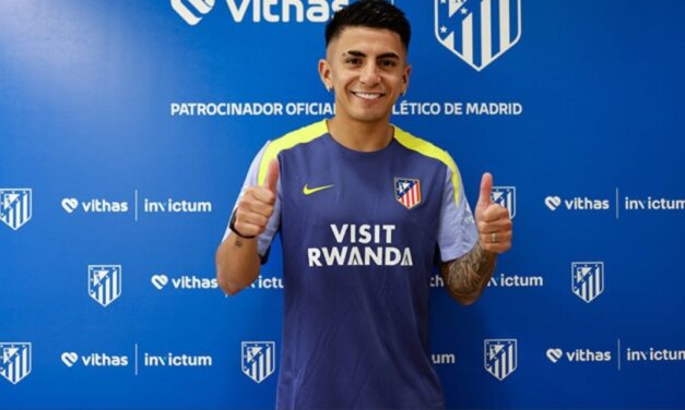 Thiago Almada fue presentado de manera oficial en el Atlético de Madrid