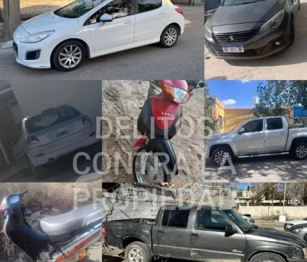 Golpe al robo de vehículos: Recuperan autos y motos buscados en tres provincias
