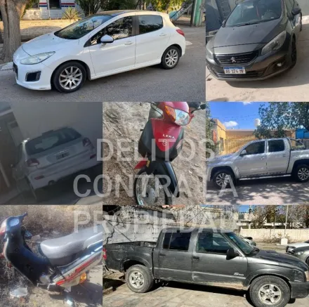 Golpe al robo de vehículos: Recuperan autos y motos buscados en tres provincias