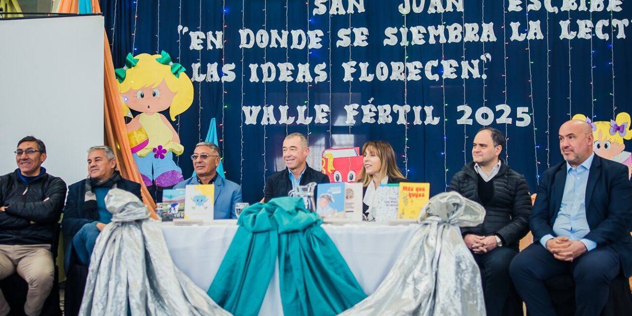 San Juan Escribe desembarcó en Valle Fértil con nuevas categorías y mucho entusiasmo