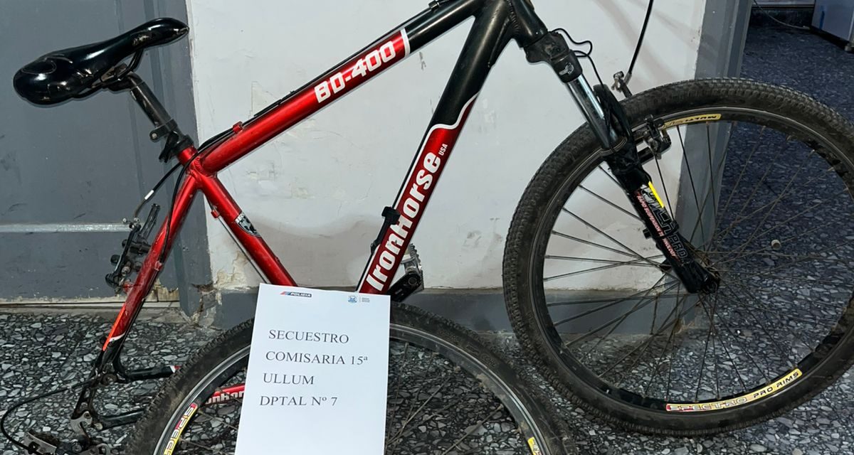 Cayeron con una bicicleta robada gracias a un estado de WhatsApp