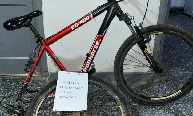 Cayeron con una bicicleta robada gracias a un estado de WhatsApp