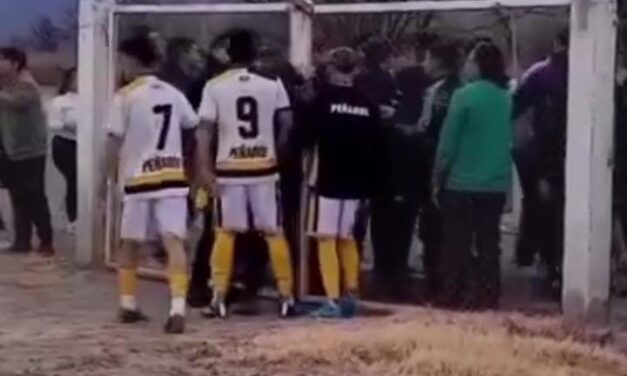 Fútbol y escándalo en Jáchal: Mirá el video del violento episodio