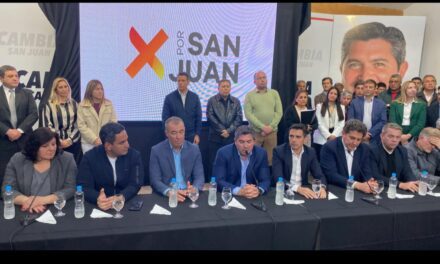 “Nuestro único compromiso es con San Juan”: Orrego lanzó el frente “Por San Juan”