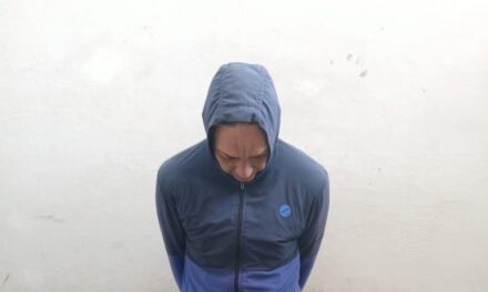 “El Taza” fue arrestado con un cuchillo de 50 cm