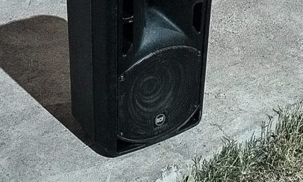 Robó un parlante en pleno festejo del Día del Niño