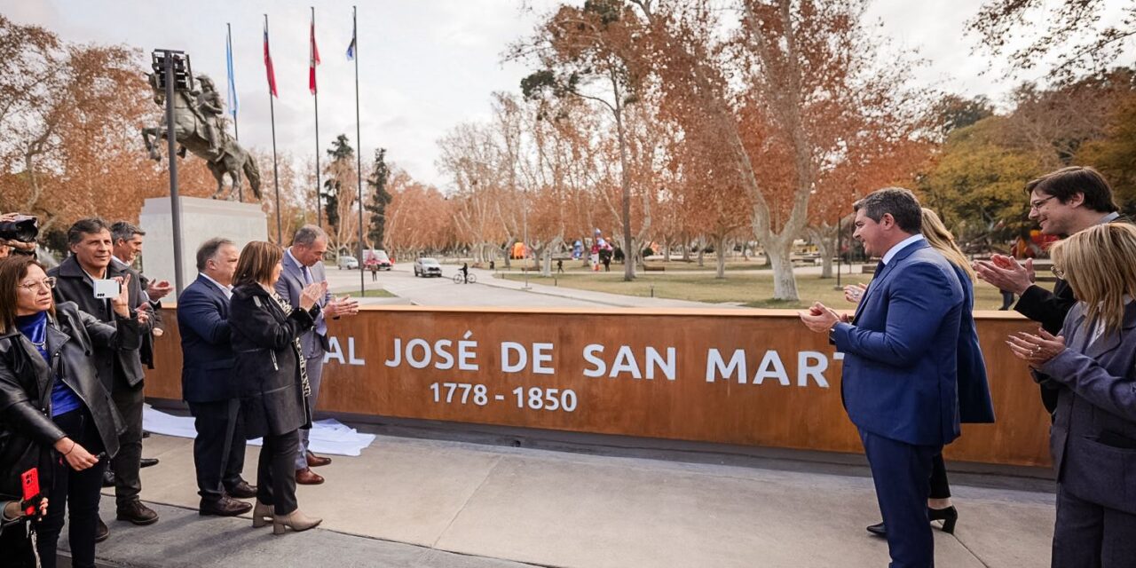 Orrego moderniza el Parque de Mayo en homenaje a San Martín