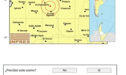 Fuerte sismo se sintió en San Juan y La Rioja en la tarde del viernes
