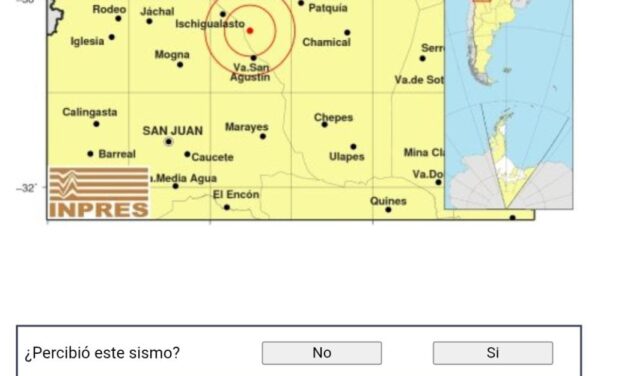 Fuerte sismo se sintió en San Juan y La Rioja en la tarde del viernes