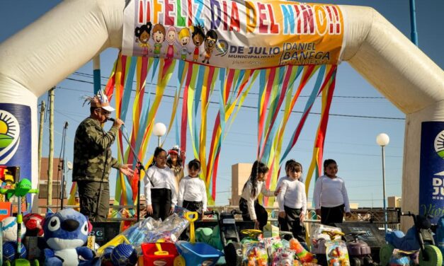 Una verdadera fiesta infantil en 9 de Julio
