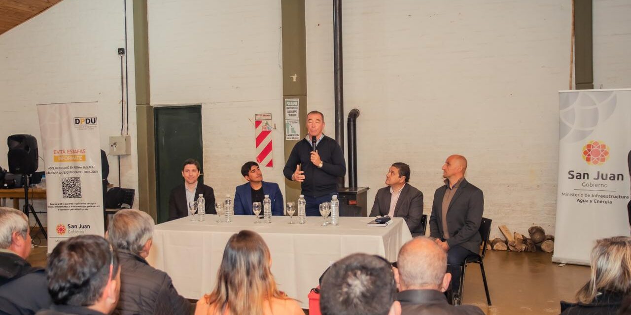 San Juan proyecta el futuro de Calingasta con un plan territorial