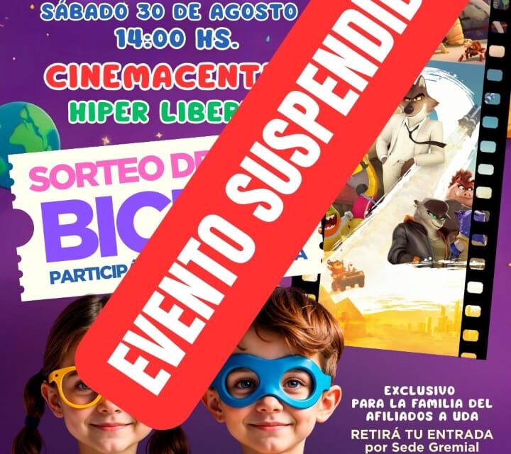 UDA reprogramó el festejo del Día del Niño por la alerta meteorológica