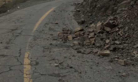 Caída de rocas en la RN 150: Transitable con precaución entre Jáchal e Iglesia