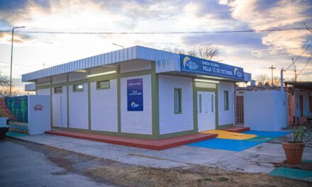 Inauguraron un nuevo playón deportivo en Villa 12 de Octubre