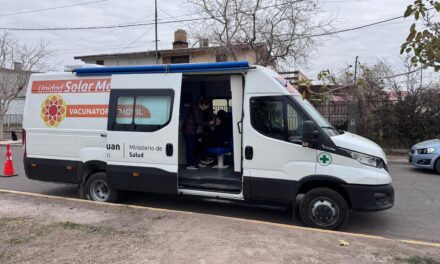Vacunatorio móvil: Arrancó el operativo del 4 al 8 en Trinidad