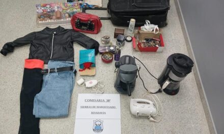 Abandonó una valija llena de objetos al huir y la Policía investiga si fueron robados