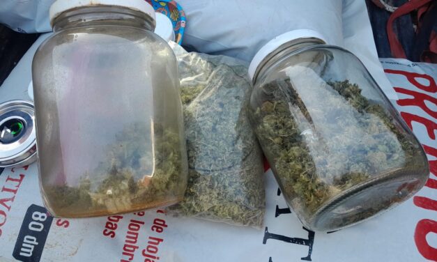 Detenidos en Rivadavia con casi 200 gramos de marihuana en una camioneta