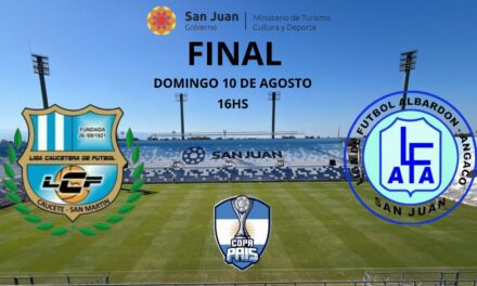 Copa País final: Albardón-Angaco y Caucete-San Martín, un mano a mano de alto voltaje