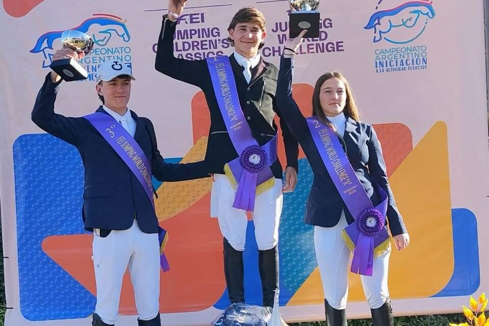 Saltos hípicos: San Juan sumó podios y reconocimientos en los FEI Jumping de Rosario