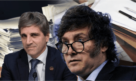 Hablan Javier Milei y Luis Caputo en foro empresario tras las derrotas en el Congreso