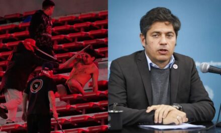 Axel Kicillof habló sobre los incidentes en Independiente-Universidad de Chile y apuntó contra Conmebol