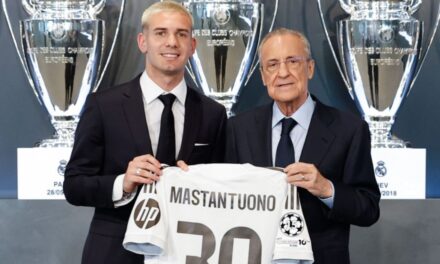 Franco Mastantuono fue presentado oficialmente en el Real Madrid