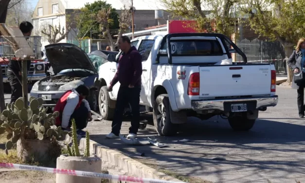 Choque en Rawson deja a cuatro personas heridas, incluyendo a dos niñas