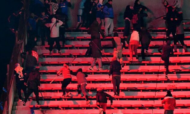 Los 3 heridos graves por los disturbios en Avellaneda y qué pasó con el hincha que se arrojó al vacío