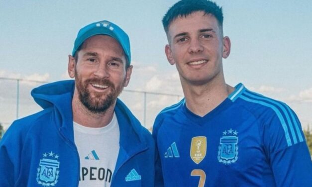 Franco Mastantuono aseguró que Lionel Messi «es el mejor jugador del mundo»