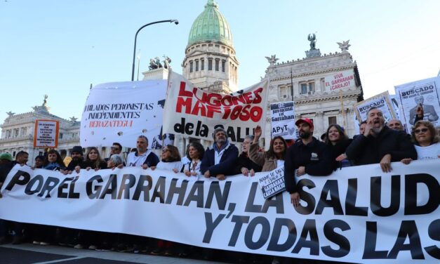 Los trabajadores del Hospital Garrahan celebraron la media sanción de la emergencia pediátrica