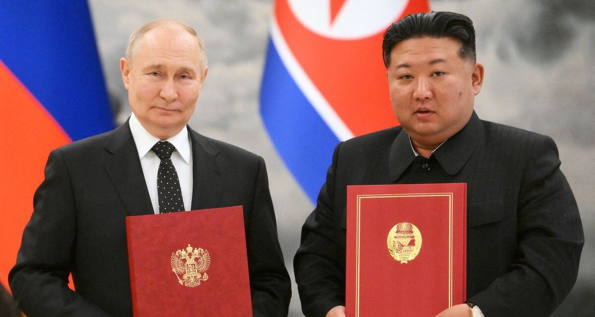 Vladimir Putin y Kim Jong Un refuerzan su alianza militar antes de la reunión del ruso con Donald Trump