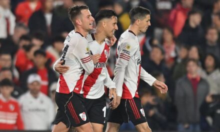 Con un equipo alternativo River venció 4-2 a Godoy Cruz en un verdadero partidazo