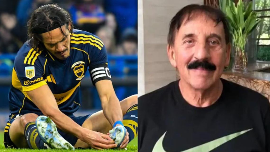Roberto Leto cuestionó la titularidad de Edinson Cavani: «Fue raro»