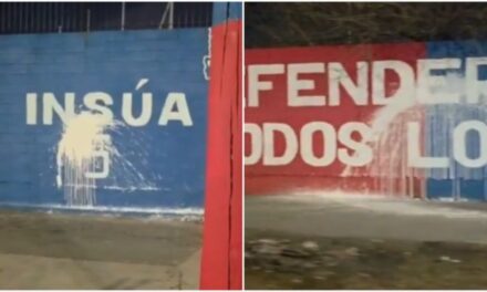 Hinchas de Huracán vandalizaron por completo un mural de San Lorenzo