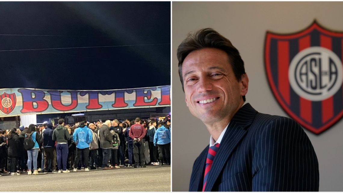 San Lorenzo volvió a estallar contra Marcelo Moretti con una marcha masiva en Avenida La Plata