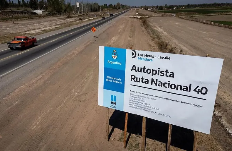 Ruta 40: Orrego “Queremos que la obra siga sin demoras»