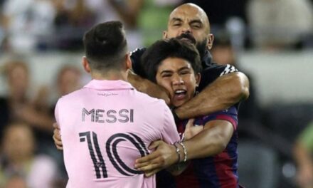 Yassine Cheuko, el guardaespaldas de Messi, empujó a otros jugadores y recibió severa sanción de la MLS