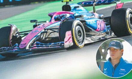 Colapinto se quejó por las altas temperaturas