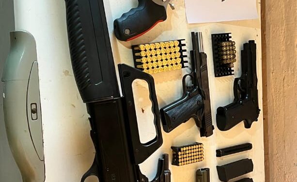 Un arsenal en Chimbas: Pistolas, revólveres y escopetas fuera de circulación