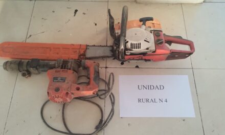 Sarmiento: La policía recuperó objetos robados y una moto con pedido de secuestro