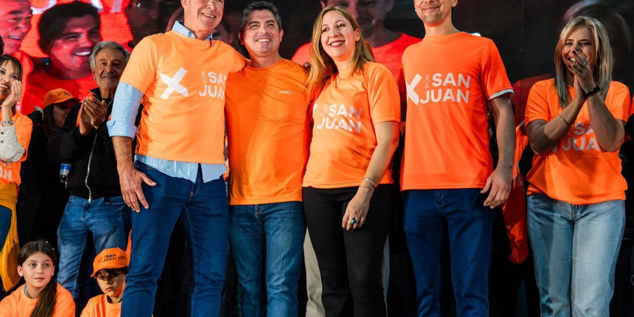 El Frente “Por San Juan” presentó a sus candidatos en un acto multitudinario