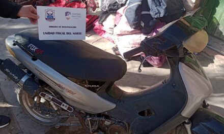 Detuvieron a un hombre por robo en Jáchal: Recuperaron una moto y varios objetos