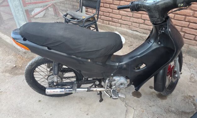 Motocicleta con pedido de secuestro fue retenida en Caucete