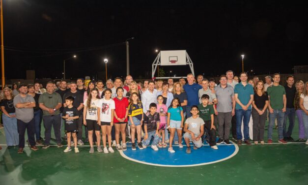 Nuevo polideportivo para los vecinos de Brisas del Sauce