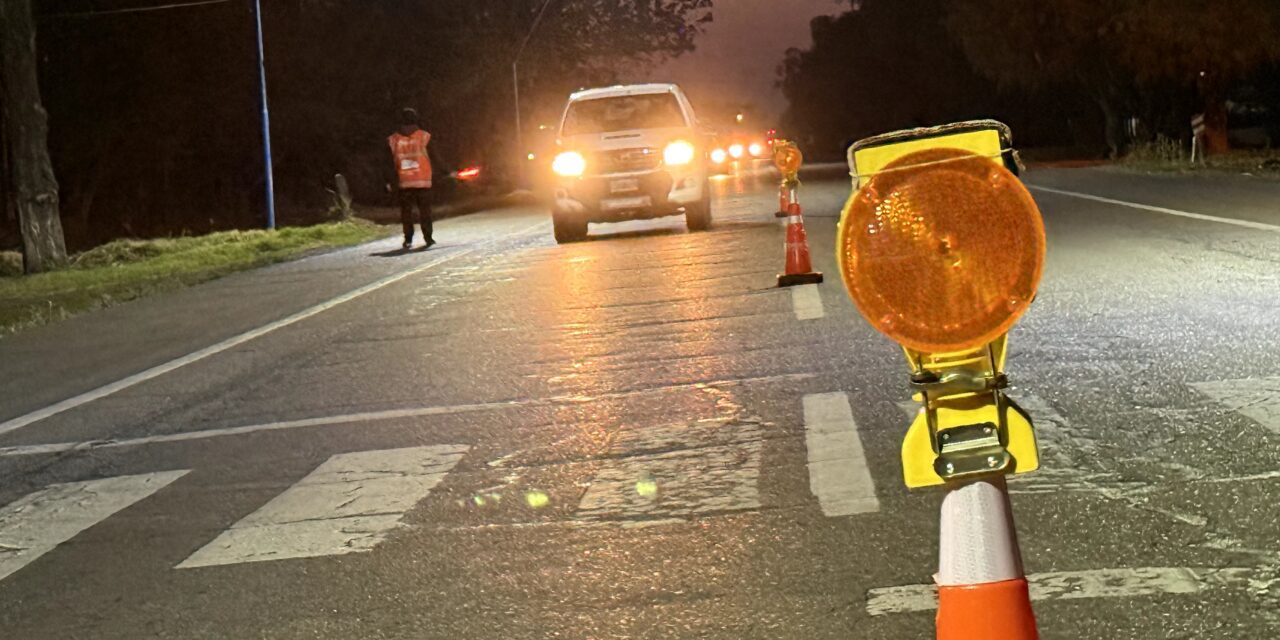 Iluminación LED y obras viales en la Ruta 20